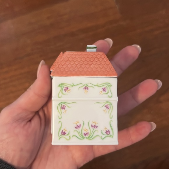 LENOX SPICE VILLAGE Vintage 1989 Saffron Spice Jar Never Used - Picture 3 of 6